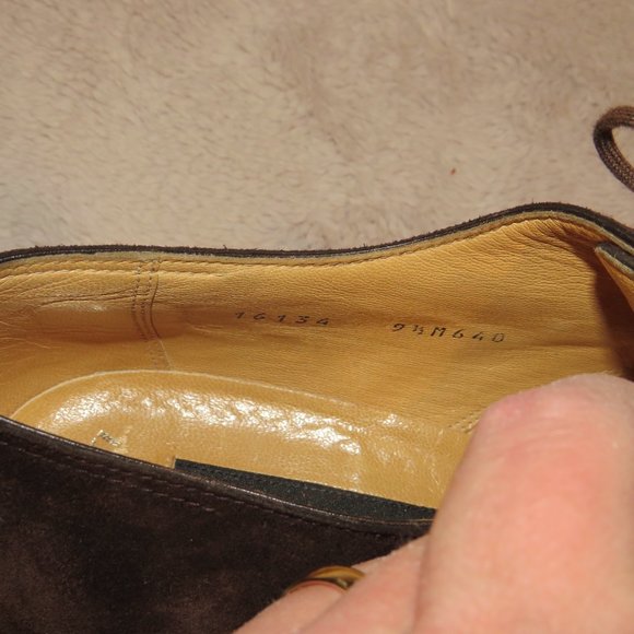 Gravati for To Boot Brown Suede Leather Oxford Shoes 9.5 M